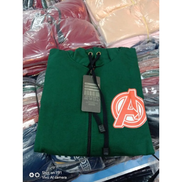 0jaket jemper anak avenjer zipper usia 6_12thn/jaket resleting anak freefire/jaket anak avenje terbaru
