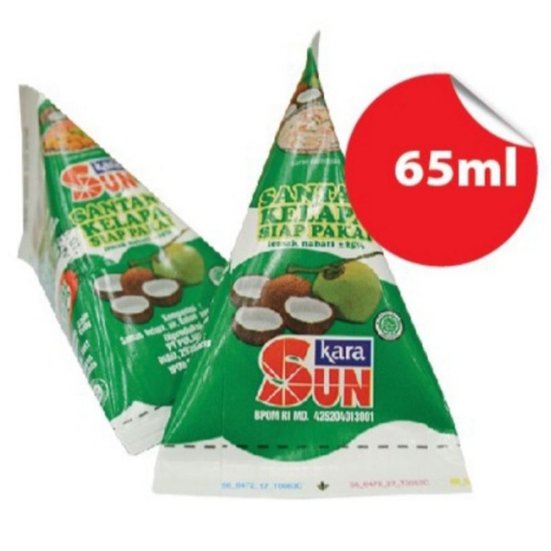 

SUN KARA santan kelapa siap pakai 65ml