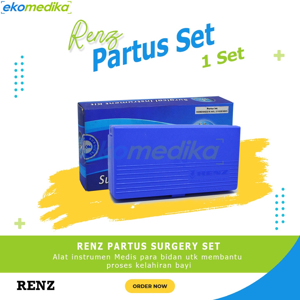 Partus Set RENZ Partus Midwifery Kit RENZ SURGICAL INSTRUMENT KIT - PARTUS SET (MIDWIFERY KIT)