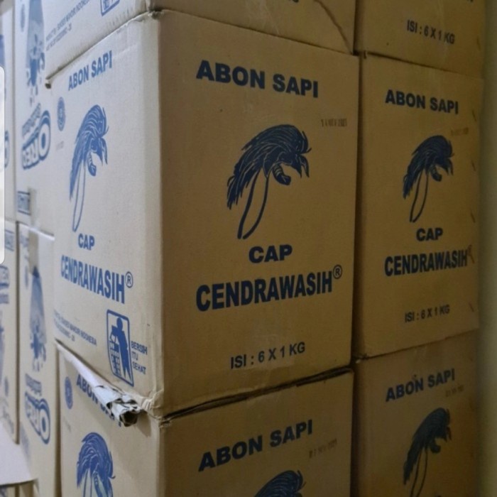 

abon sapi cendrawasih per dus 6 x1kg