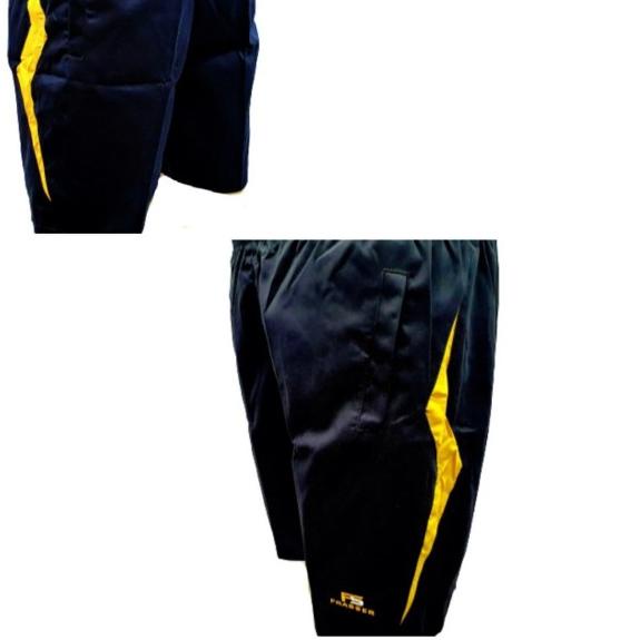 celana olahraga pendek ctn 07 hitam kuning - XL