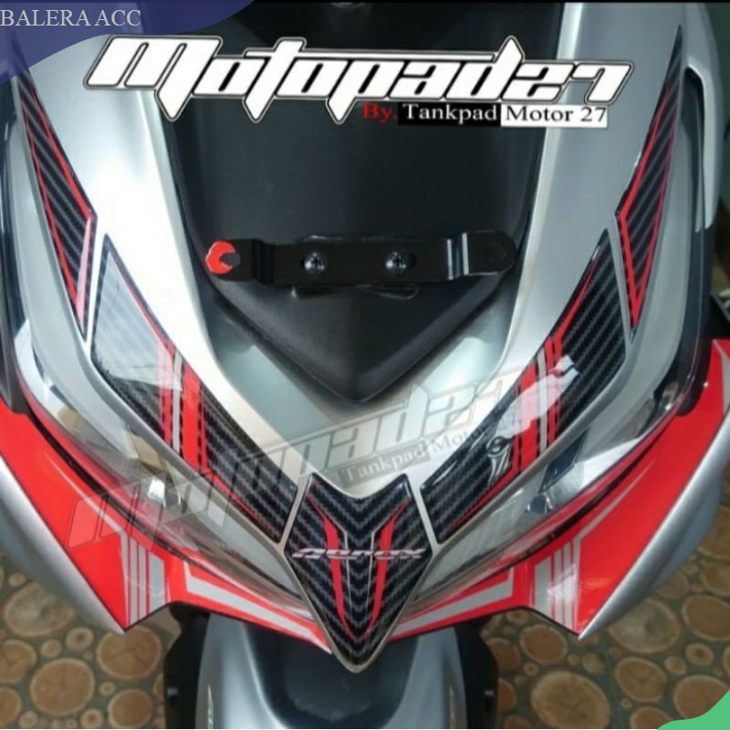 Stiker Sticker Resin Timbul Dasi Depan Winglet New Aerox 155 2021