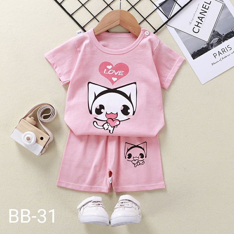 Part 3 baju setelan kaos anak laki laki dan perempuan 2-5 tahun import BB