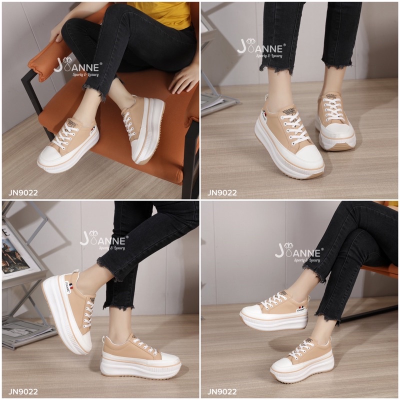 RESTOCK! [ORIGINAL] JOANNE Highsole Sneakers Shoes Wanita #JN9022