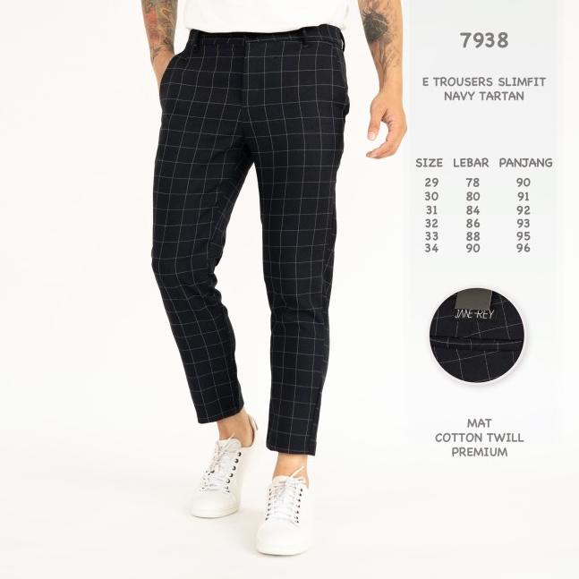 Celana Panjang Pria / Celana Kotak Kotak