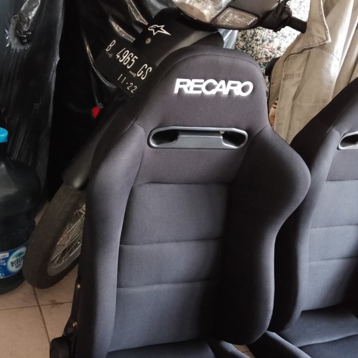Jok recaro sr3 warna hitam
