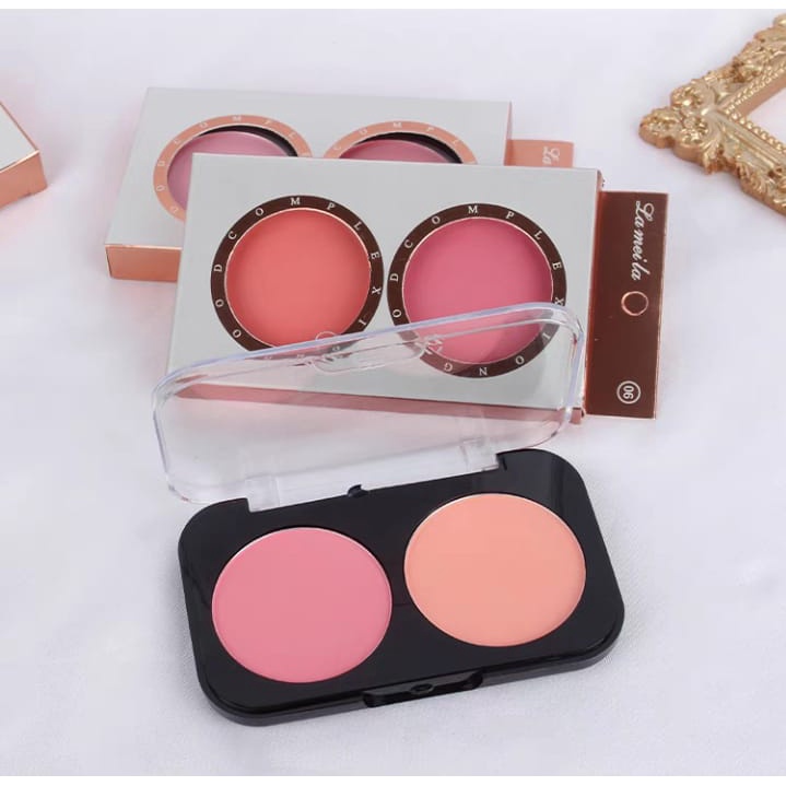 Lameila Palet Blush On 6 Warna Mineral Pigment Blusher Powder By Aurora 5006