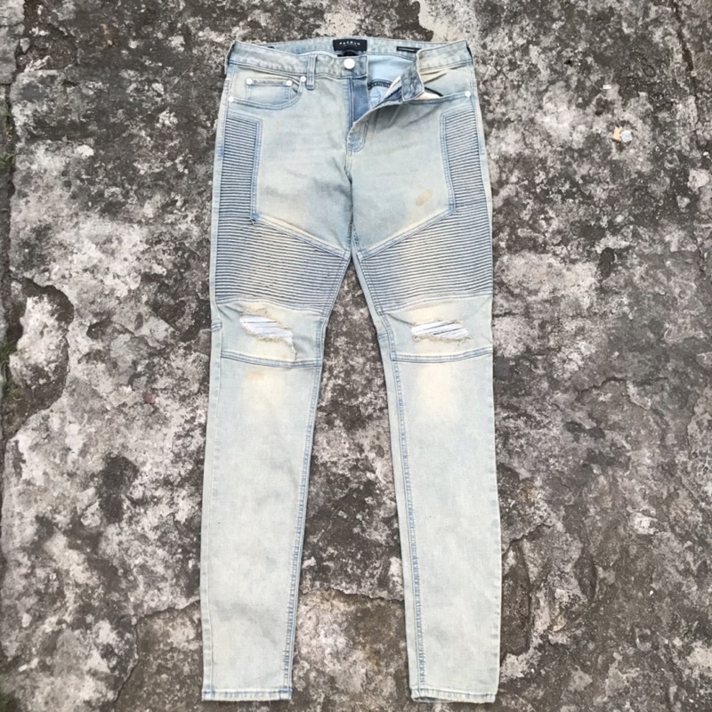 Celana Pacsun Skinny Straight Denim Second