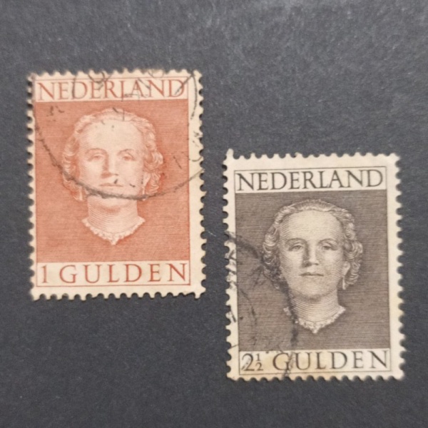 

Unik tools n parts Set NEDERLAND STAMP 1 Gulden 21/2 Gulden 1949 26SZ2 Limited