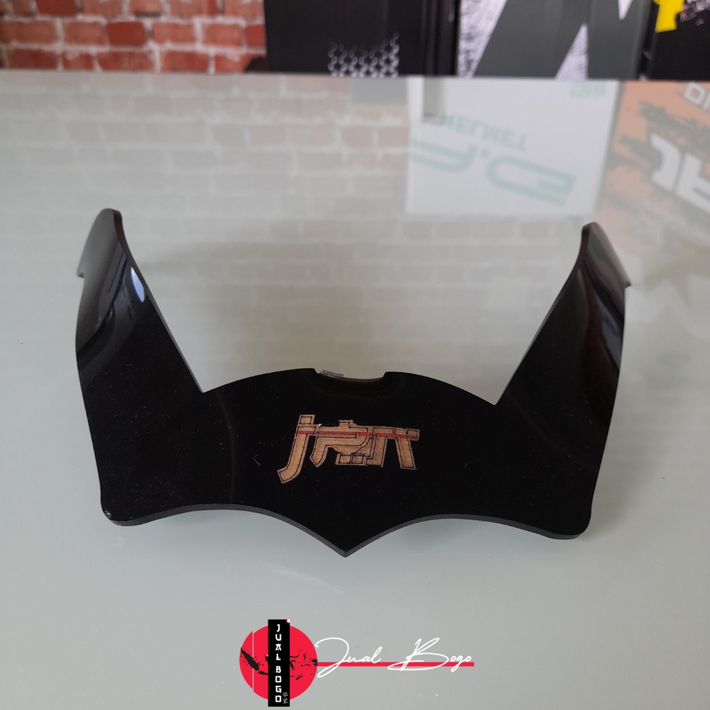 SPOILER JPN FULLFACE HELM JPN TANDUK SMOKE PNP