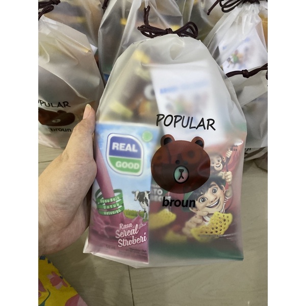 PAKET SNACK ULTAH ANAK MURAH + POUCH