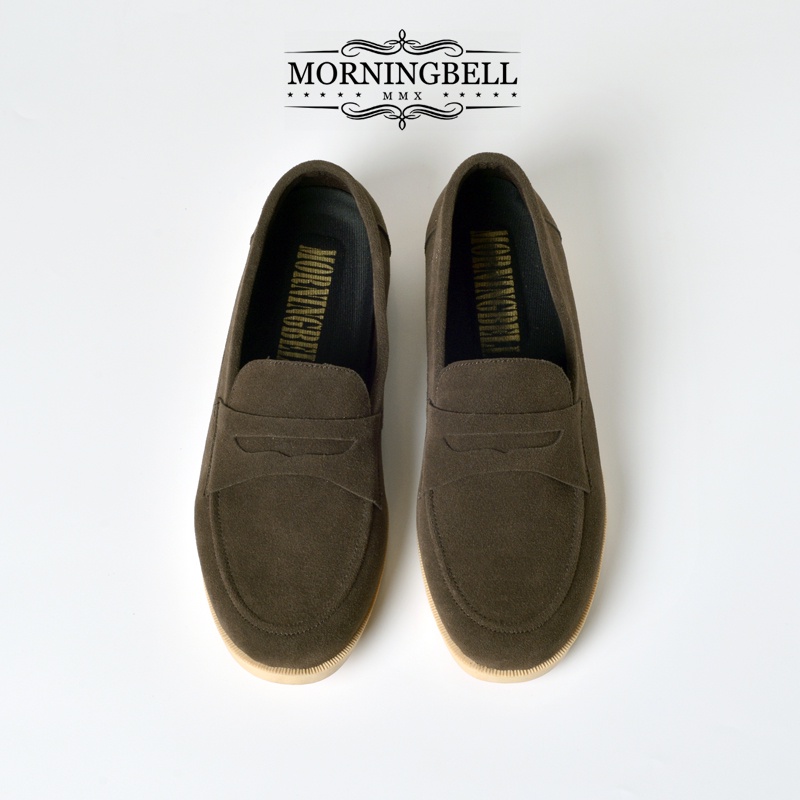 MORNINGBELL LOAFER - SEPATU PRIA SLIP ON /SEPATU LOAFER SUEDE / SEPATU CASUAL SUEDE