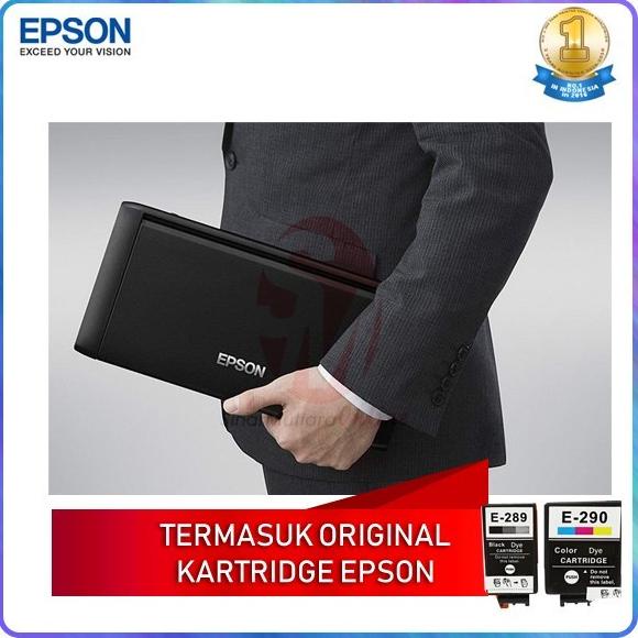 Printer Epson Wf100 Wifi Inkjet Printer Portable