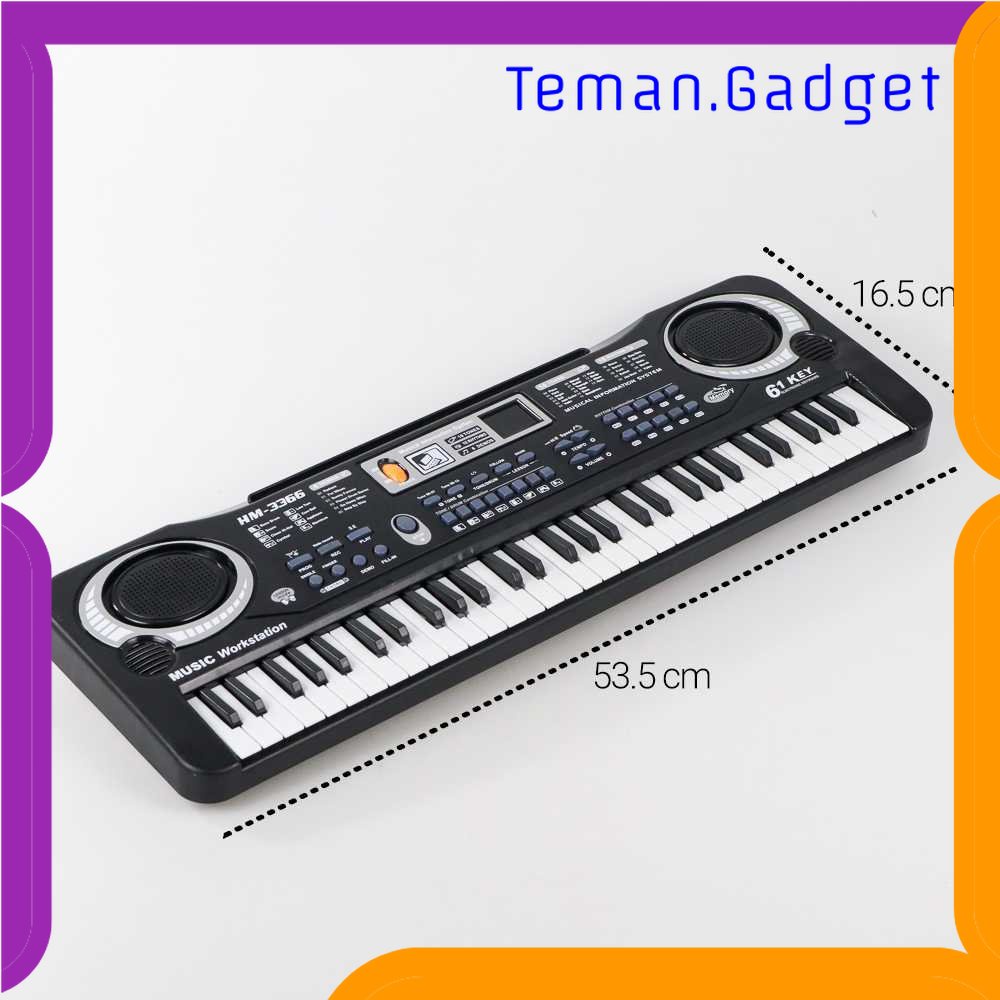 TG-MAN Toddi Digital Electronic Keyboard 61 Keys - MQ-6106