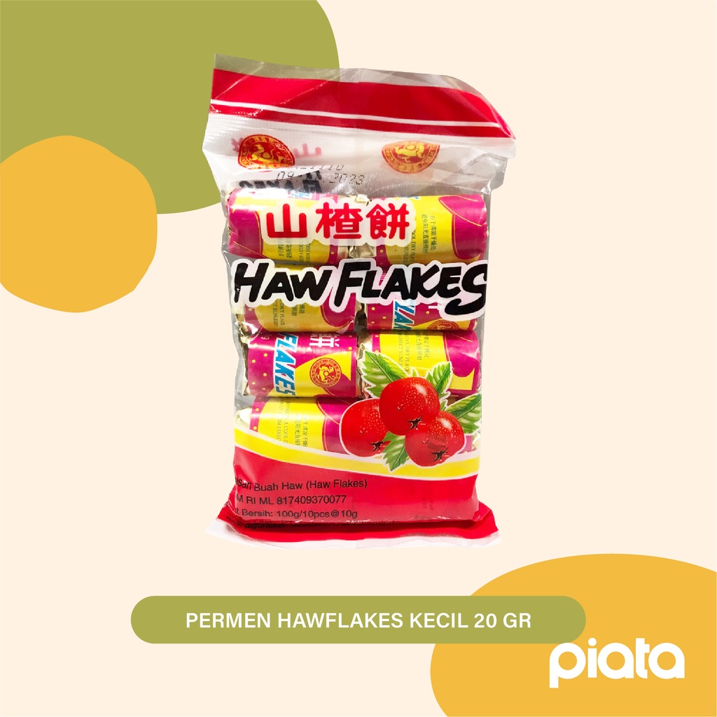 Sweetstems_ Hawflakes Halal Besar 300Gr Dan 20Gr Permen Manisan Buah Sanca