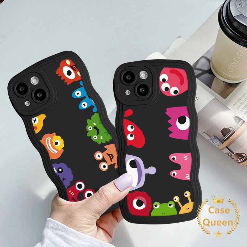 Soft Case Motif Kartun Monster Untuk OPPO A17 A57 A15 A16 A55 A54 A96 A16K A17K A12 A77 A74 A5 A9 A16s A95 A5s A7 A1k A77s A53 A3s A72 A76 Az 712 7Z 6e 8Z