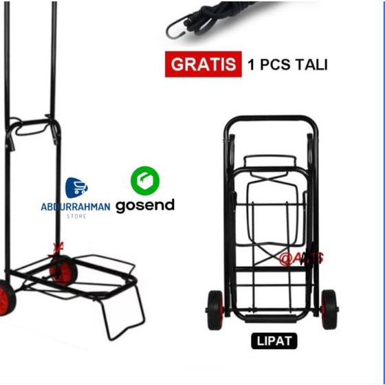 Troli Alat Angkut Barang Galon Gas Kardus Tabung Oksigen Lipat Trolley