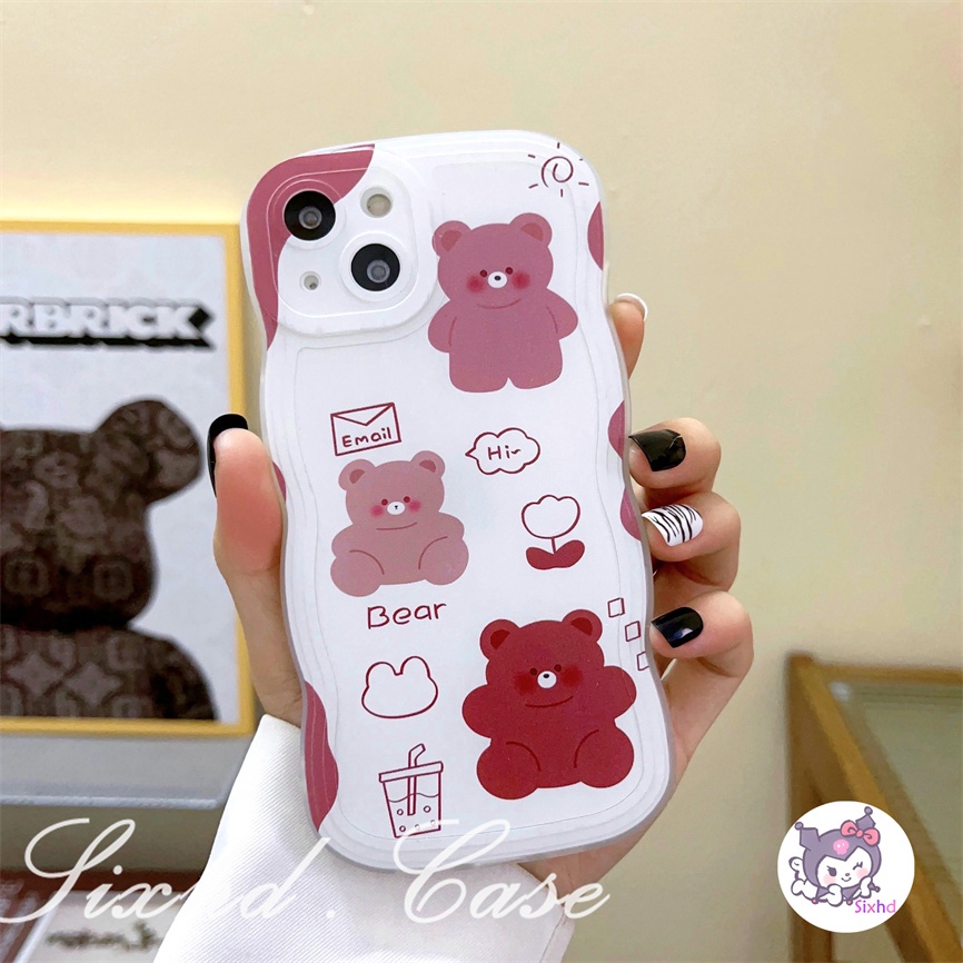 Soft Case Desain Kartun Beruang Untuk Vivo Y16 Y22 Y02s Y35 Y15A Y15s Y21A Y21s Y33s Y12s Y20i Y20sG Y22s Y01 Y19 Y15s Y21s Y12s Y15 Y12s Y1 Y50 Y12s Y12s