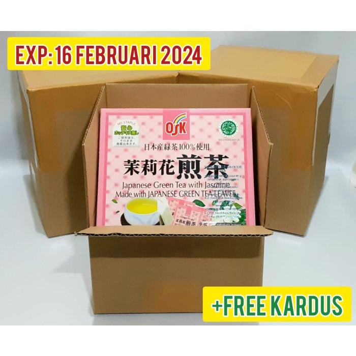 

TEH HIJAU / GREEN TEA JEPANG / OSK JAPANESE GREEN TEA WITH JASMINE