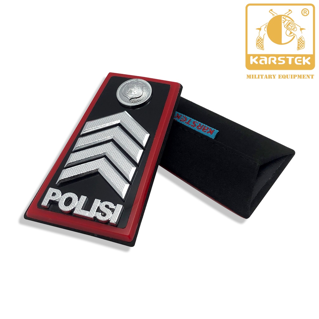 PANGKAT PDH POLISI/PANGKAT PDH POLRI/PANGKAT PDH POLISI BRIPKA LIS MERAH FULL ACRILYC