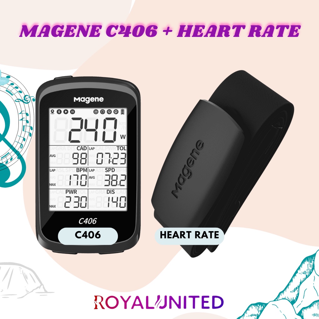 PAKET KOMPLIT MAGENE SPEED SENSOR CADENCE MAGENE HEART RATE PREMIUM ORIGINAL SUPER HIGH QUALITY