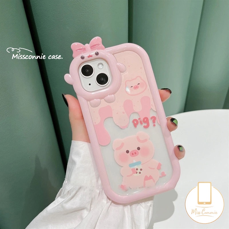 Case Untuk Samsung A04 A73 A14 A03 A53 A04E A23 A51 A12 A13 A32 A50 A50s A30s A52 A02s A52s A31 A04s A22 A1 A21s A71 Kartun Busur Little Monster Lensa Es Krim Susu Teh Babi Soft Case