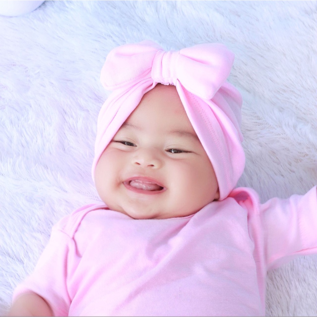 TINGTONG - Turban Pita Bando Anak Bayi Perempuan Polos