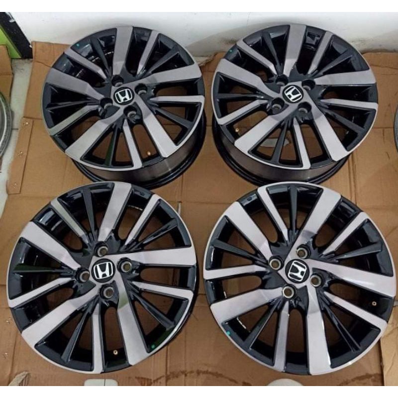 Velg Pelek Mobil Second Original Copotan Honda City Hatchback RS Ring 16x6 Pcd Baut 4x100 ET53 Buat 