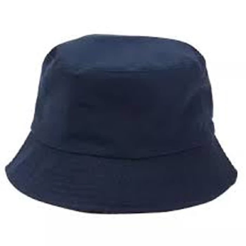 TOPI BUCKET HAT PREMIUM DEWASA POLOS BOLAK BALIK