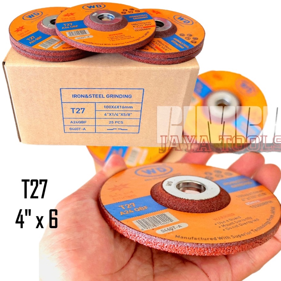 Batu WD/FUJIYAMA BATU POLES WD 4 X 6 ( 1 DUS 25pcs ) MATA GERINDA CUTTING WHELL WD GERINDA GURINDA