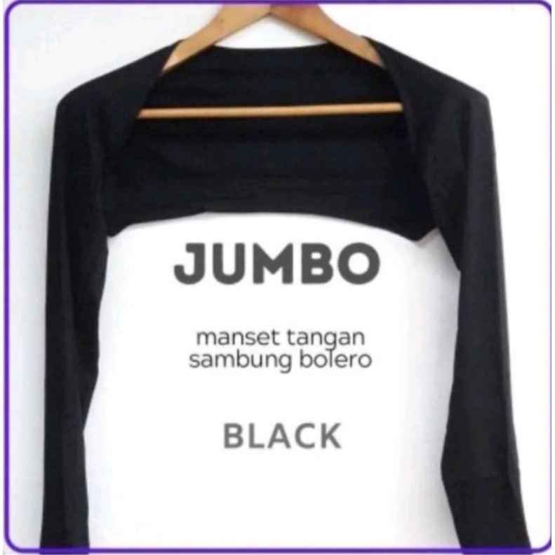 Manset tangan sambung bolero kaos premium