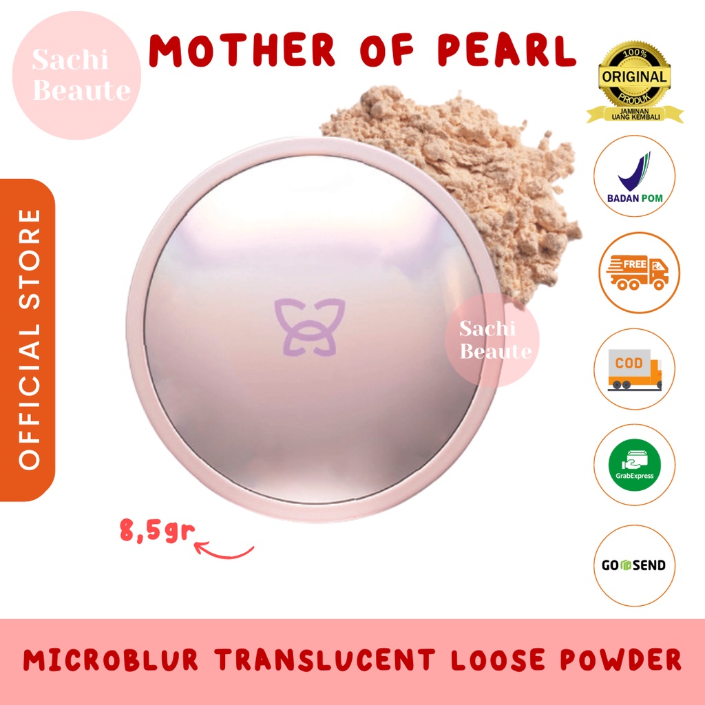 Jual MOP Mother Of Pearl - Microblur Translucent Loose Powder ...