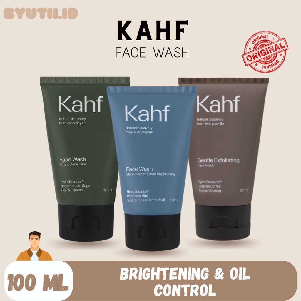 Jual Kahf Face Wash Oil And Acne Care and KAHF Skin Energizing and