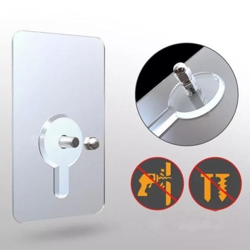 Hook Mur Stiker Tanpa Bor Gantungan Tempel Dinding Magic Hanger Handuk Praktis Serbaguna