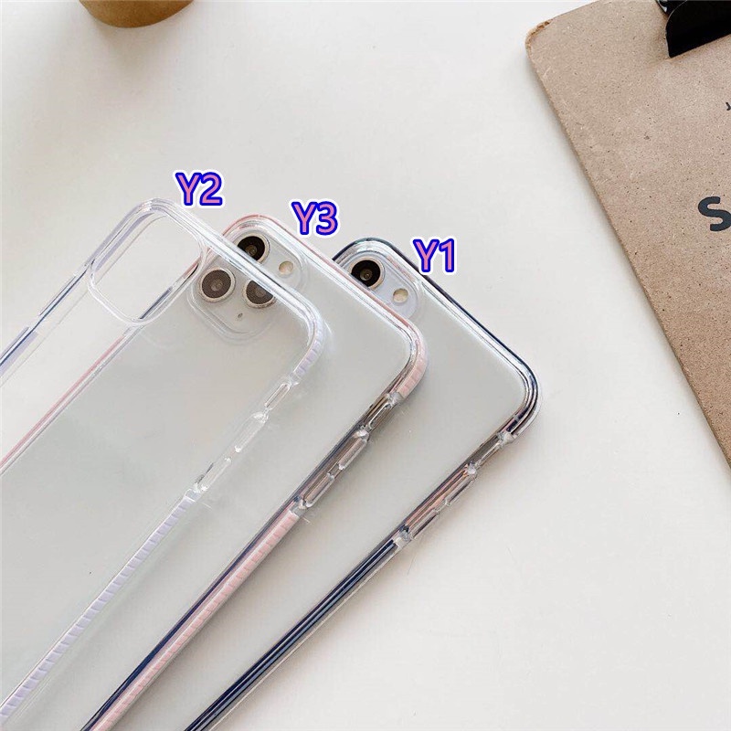 Soft Case TPU Transparan Anti Jatuh Shockproof Untuk IPhone 11 12 13 14 Pro MAX 6 6s 7 8 14 Plus X XR XS MAX SE 2020