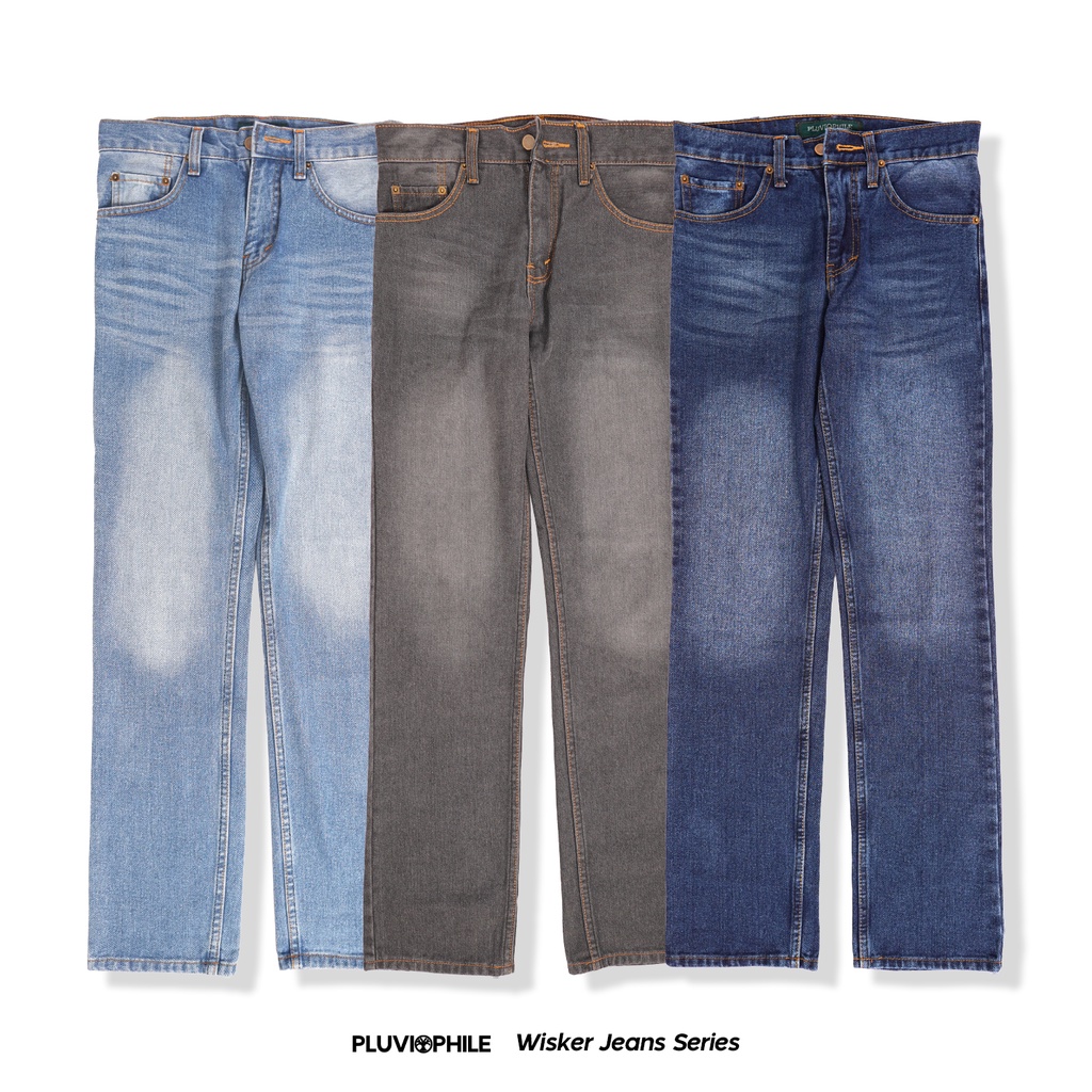 Pluviophile - Wisker Jeans Denim Basic reguler