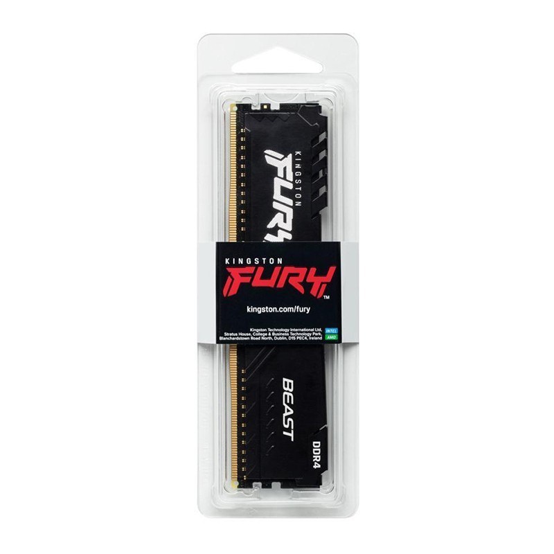 RAM DDR4 8GB 1x8GB 3200MHz Kingston Fury Beast RESMI