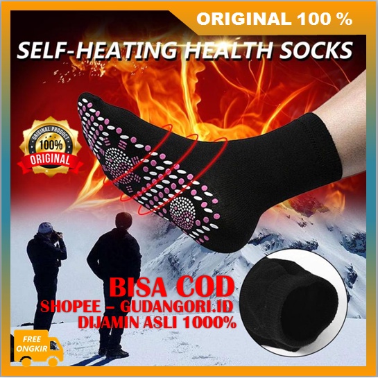 BELI 1 GRATIS 1 Giok Shocks China Kaos Kaki Terapi Magnet Pemanas ORIGINAL