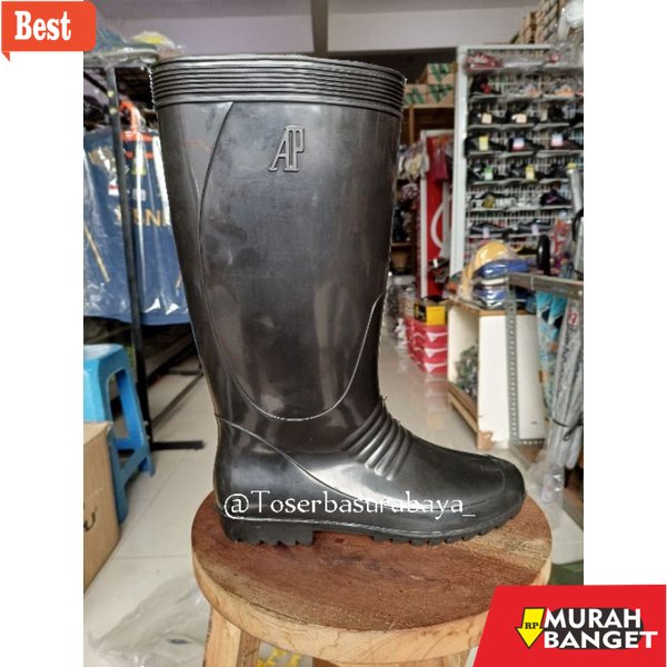 sagara boots sepatu ap boots ap 2 hitam tinggi/ AP 2/ sepatu boot konstruksi peternakan
