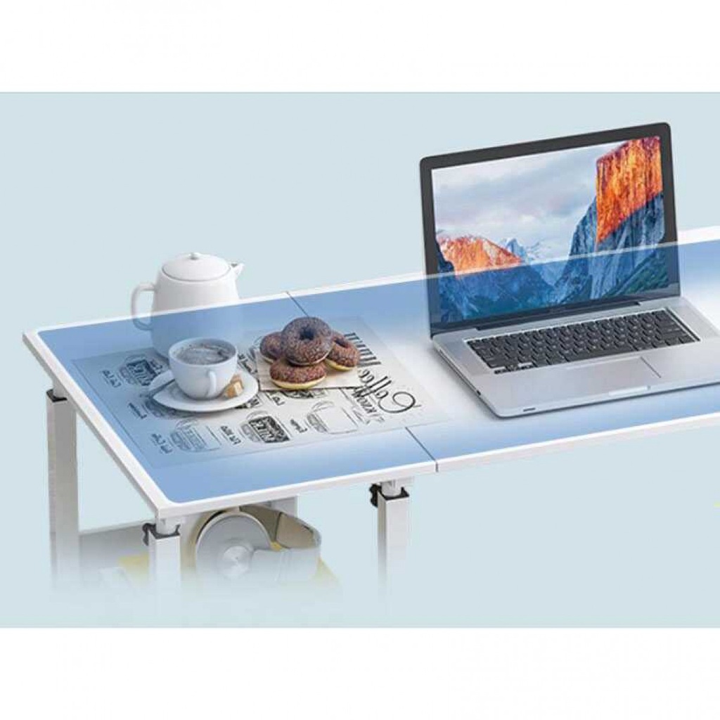 Meja Rak Laptop Multifungsi Serbaguna Portable Desk with 2 Rak