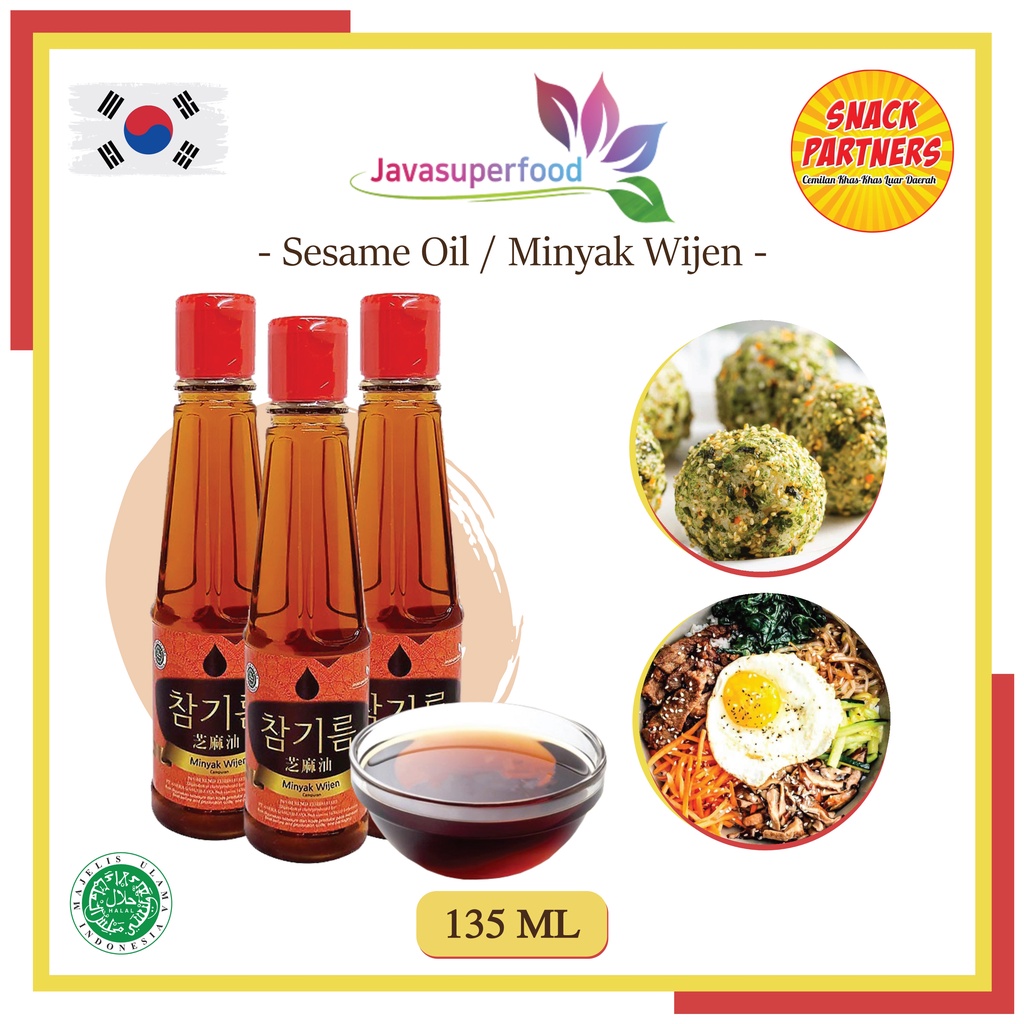 

MINYAK WIJEN 135 ML - Sesame Oil Japan / Jepang Korea JAVA SUPER FOOD