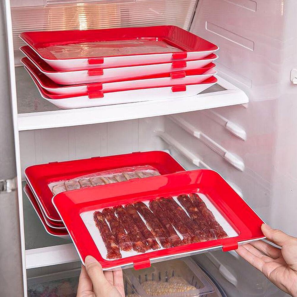 Solighter Reusable Stackable Creative Microwave Kitchen Cover Storage Tool Alat Dapur Sehat