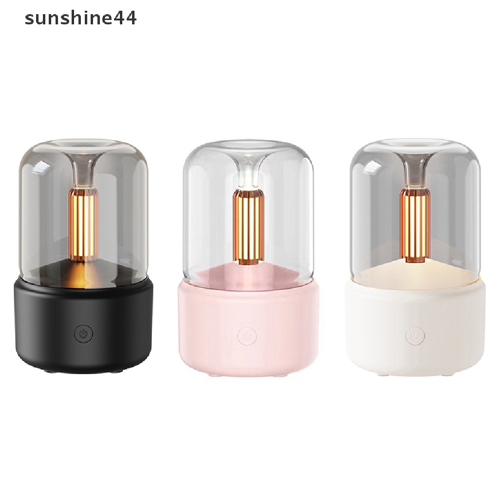 Sunshine Air Humidifier / Diffuser Aroma Minyak Esensial Elektrik Portable Dengan Lampu Malam LED