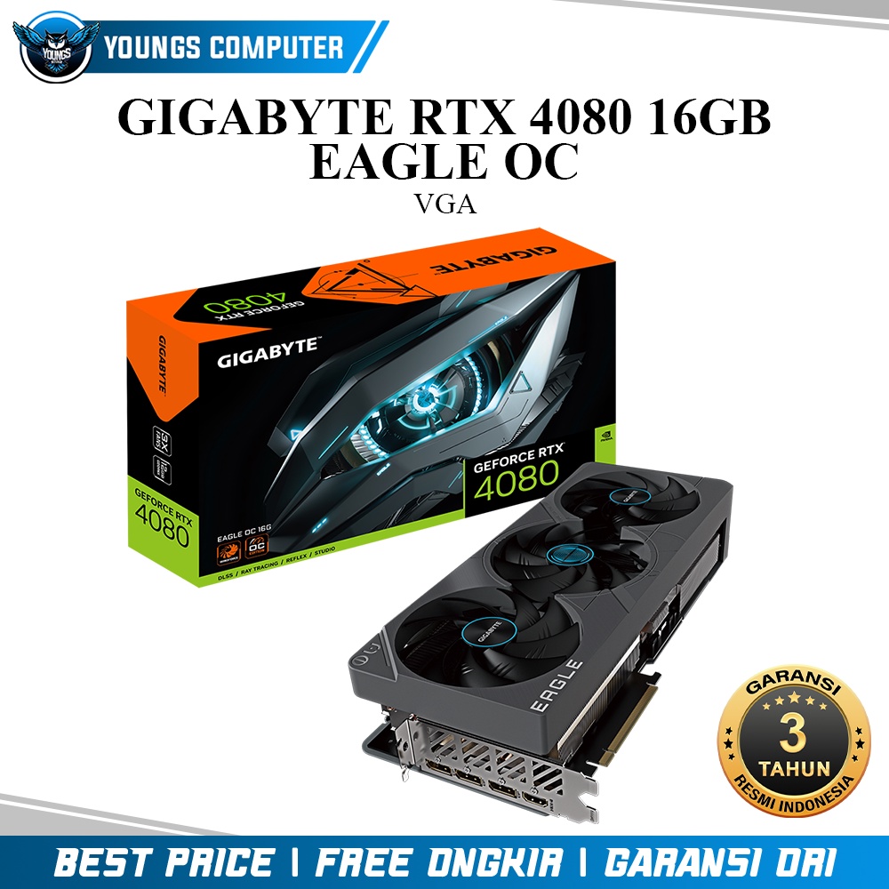 VGA GIGABYTE RTX 4080 16GB EAGLE OC GV-N4080EAGLE OC-16GD