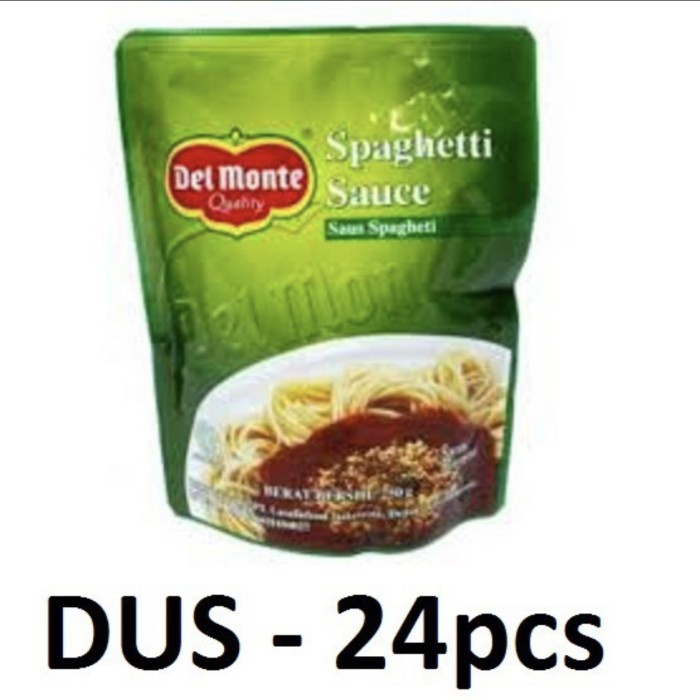 

DELMONTE SPAGHETTI SAUCE 250GR 1 DUS ISI 24 PCS SAUS SPAGETI DEL MONTE