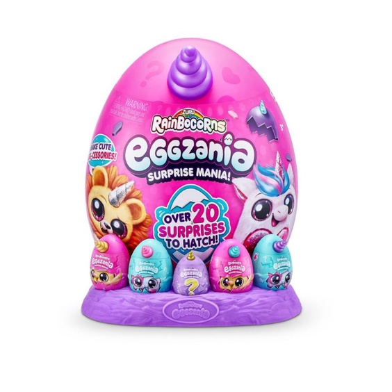 Zuru Boneka Plush Rainbocorns Eggzania S1
