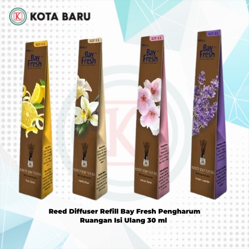 Bayfresh Reed Diffuser Stick 50ml Refill Kemasan Isi Ulang Bay Fresh