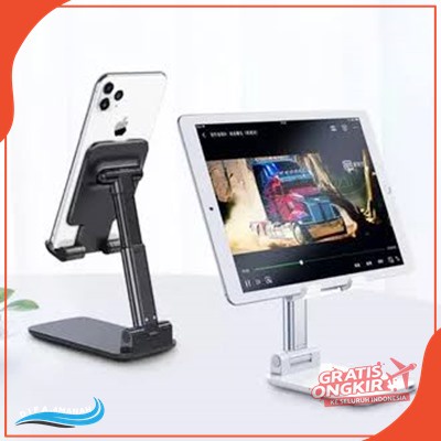 HOLDER FOOLDING DEKSTOP STAND HD-223 HD 38 HOLDER  COCOK UNTUK DUDUKAN HP DI ATS MEJA