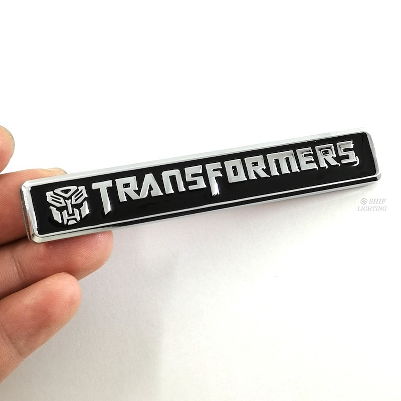 1pc Stiker Emblem TF TRANSFORMERS Untuk Fender Samping Mobil