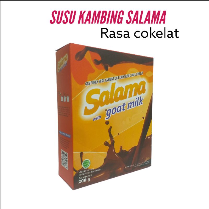 

Susu kambing Salama Rasa Coklat 200gr